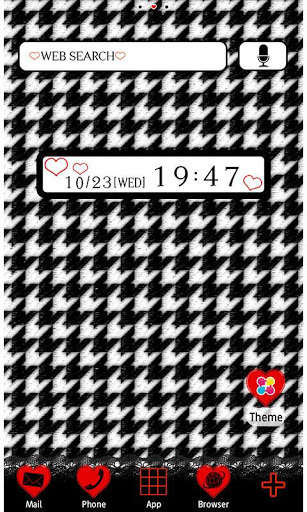 Run android online APK Houndstooth Hearts [+] HOME from MyAndroid or emulate Houndstooth Hearts [+] HOME using MyAndroid